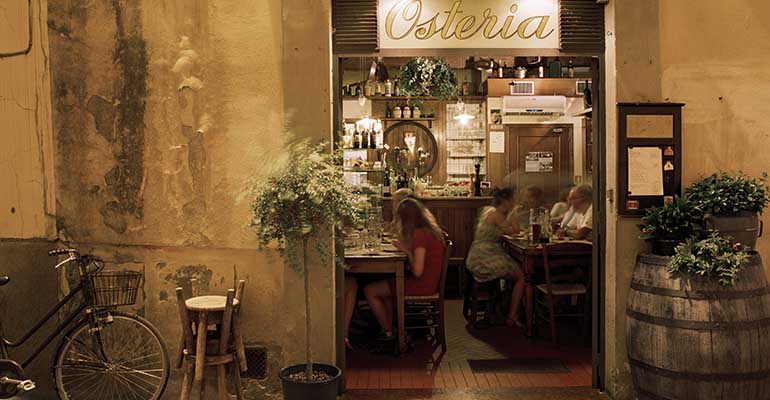 Cafe in Italy