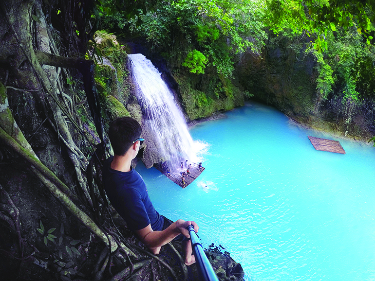 Philippines go pro waterfall