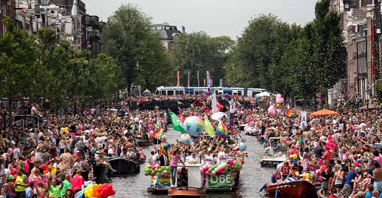 Pride celebration Amsterdam