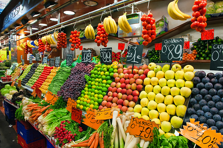 Fruit at Spanish markets