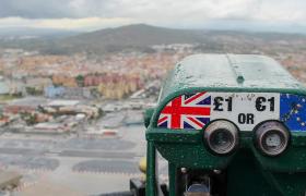 binoculars over UK/Europe view